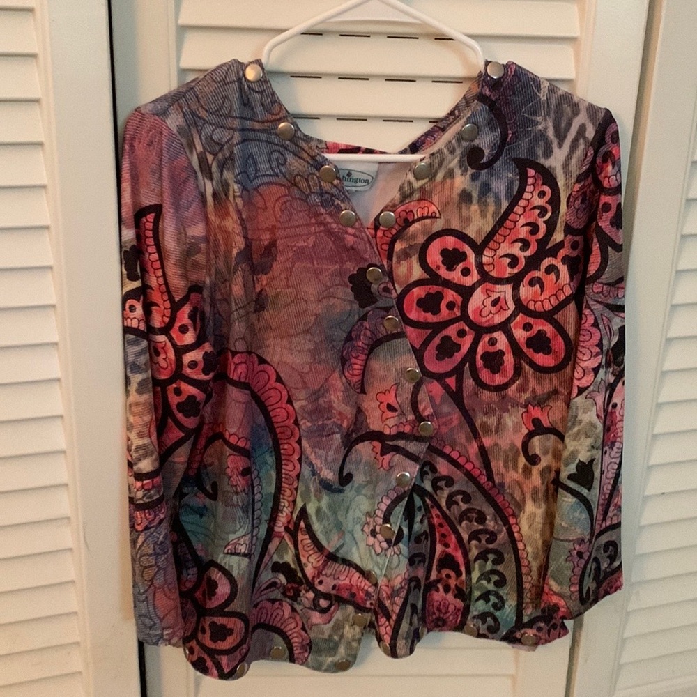 Patchington XL Paisley 3/4 Sleeve Shirt